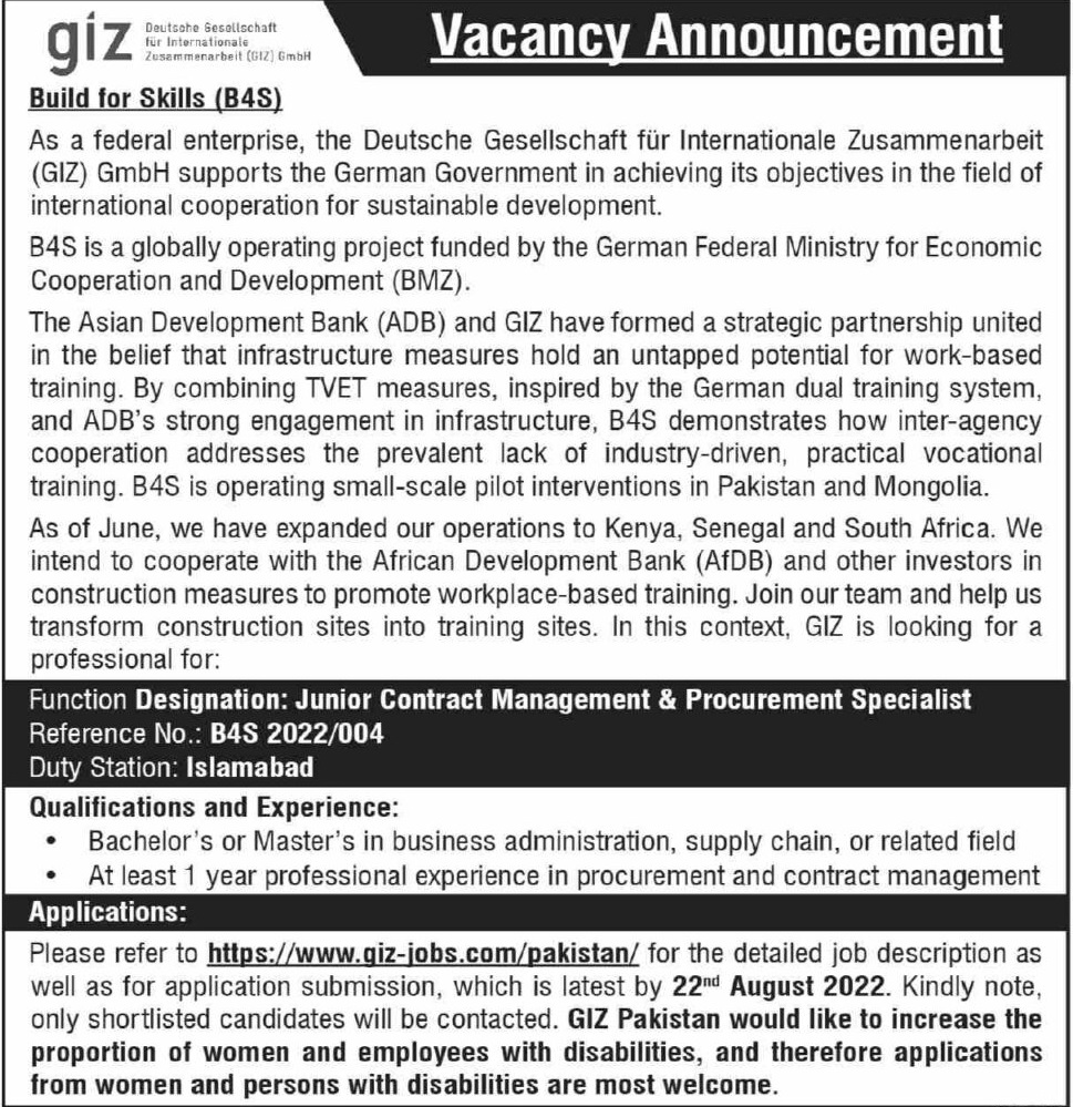 Giz Philippines Job Vacancies